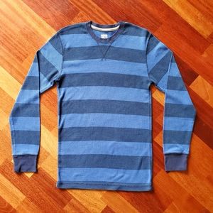 OP Striped Blue Long Sleeve Shirt